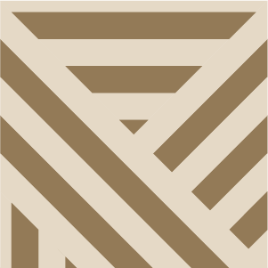 Decorative cement tile Romulo I with triangles, bands and lines, diagonals and zigzags